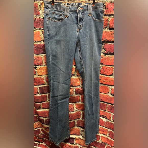 Cruel Girl Denim - Preowned Cruel Girl Women's Straight Leg Blue Jeans Size 9 XLong Item #PHK7271